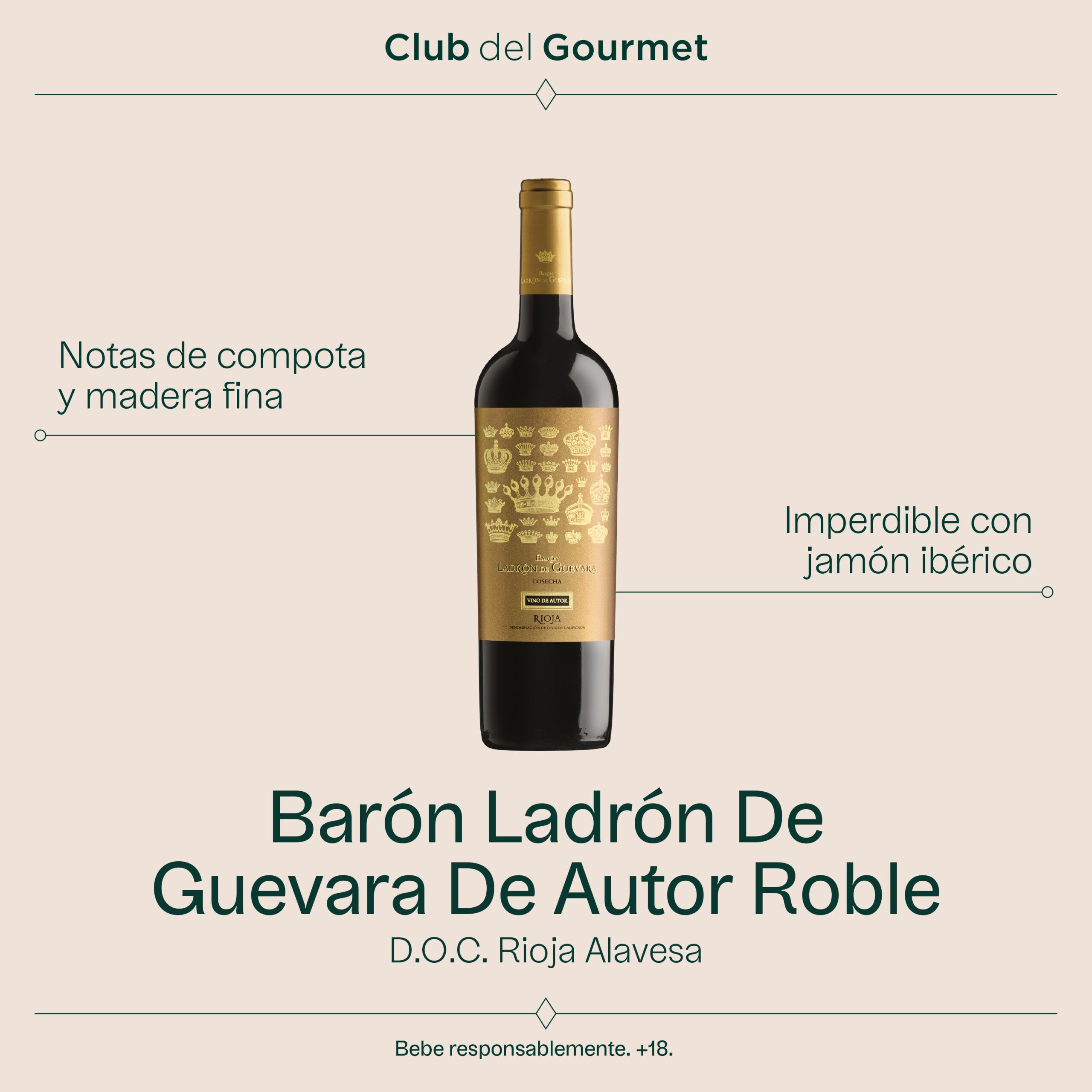 Barón Ladrón de Guevara de Autor Roble - Imagen 3
