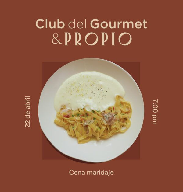 Cena Maridaje 22 de abril