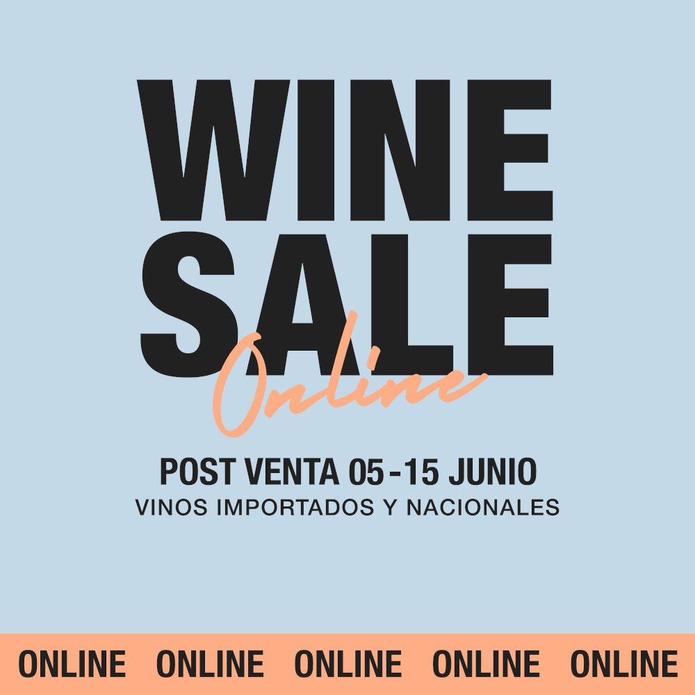 wine sale - post venta de verano