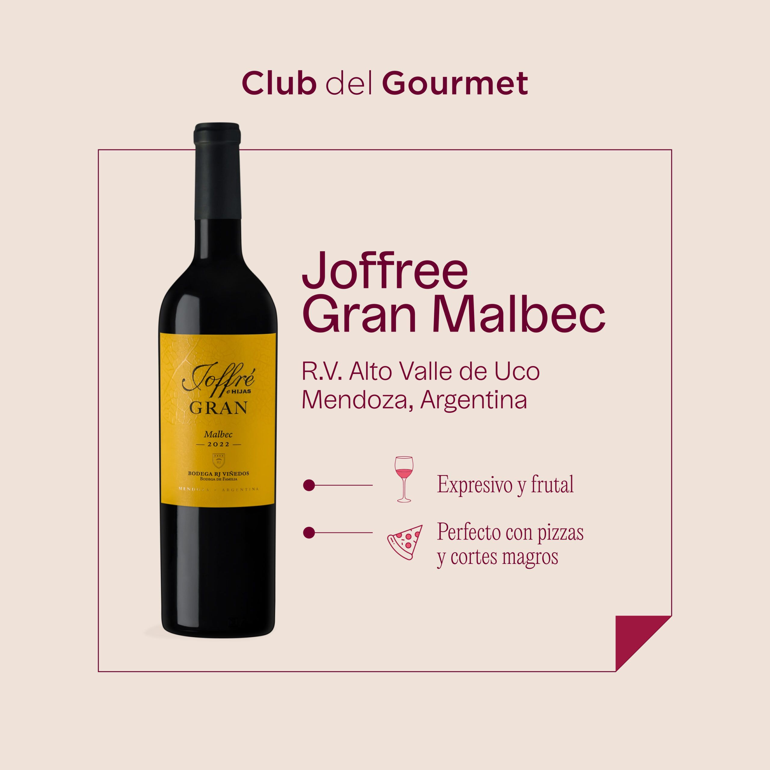 Joffré Gran Malbec - Imagen 3